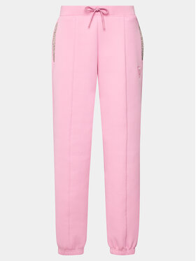 Guess Guess Παντελόνι φόρμας Kiara V4GB1 4FL04P Ροζ Regular Fit