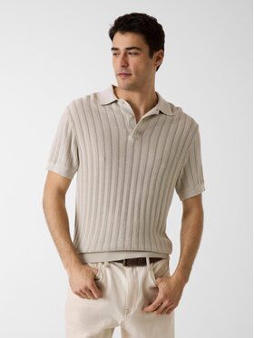 Guess Guess Sweter 181263 Beżowy Classic Fit