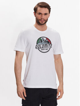 Dolomite Dolomite Tricou 296160-748 Alb Regular Fit