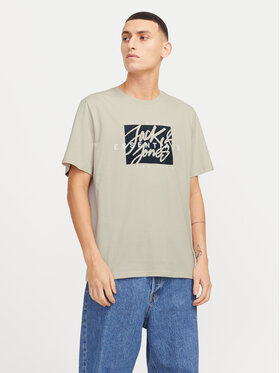Jack&Jones Jack&Jones Tričko Colton 12268439 Béžová Standard Fit
