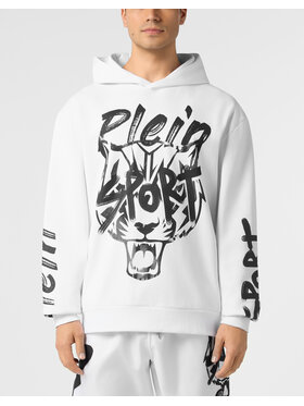 Plein Sport Plein Sport Mikina 28317 Biela Regular Fit