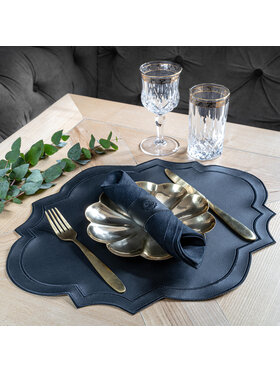 Roseberry Home Roseberry Home Obrączka na serwetki Heritage Noir Czarny