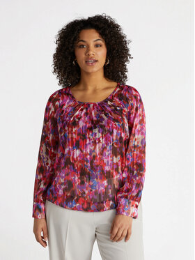 Fiorella Rubino Fiorella Rubino Bluzka 2811T002325N0S9 Bordowy A-Line Fit