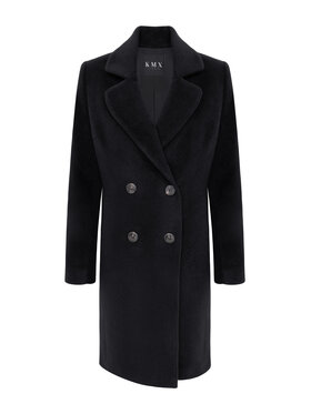 KMX Studio KMX Studio Płaszcz zimowy 186520007 Czarny Fitted Fit