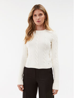 Guess Guess Sveter W3BR40 Z3930 Écru Regular Fit