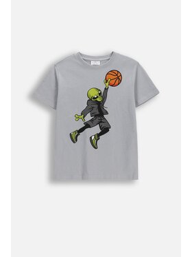 Coccodrillo Coccodrillo T-Shirt WC6143209VBA-019 Szary Regular Fit