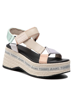 Tommy Jeans Tommy Jeans Εσπαντρίγιες Wedge Sandal EN0EN01810 Έγχρωμο