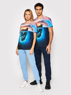 Mr. GUGU & Miss GO Mr. GUGU & Miss GO Marškinėliai Unisex Skull Island Spalvota Regular Fit
