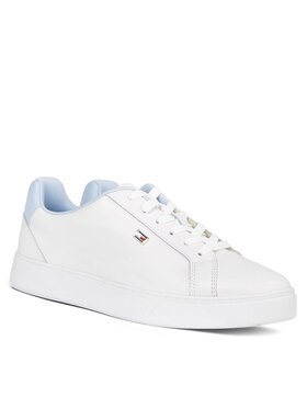 Tommy Hilfiger Tommy Hilfiger Sneakers Flag Court Sneaker FW0FW08072 Écru