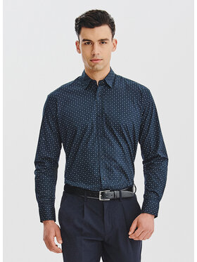 Pako Lorente Pako Lorente Koszula P25WN-1X-031 Granatowy Regular Fit