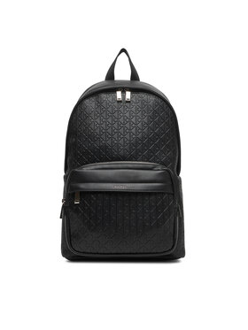 Calvin Klein Calvin Klein Nahrbtnik Emblem Emboss Round Backpack LV04D3202G Črna