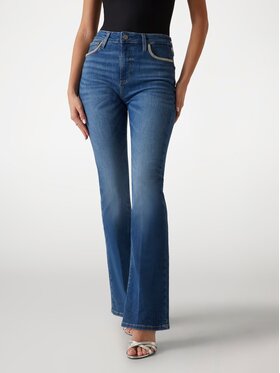 Guess Guess Jeansy 171851 Niebieski Flared Fit