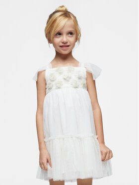 Mayoral Mayoral Rochie elegantă 3929 Écru Regular Fit