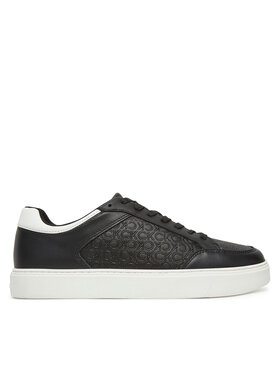 Calvin Klein Calvin Klein Sneakersy Clean Cup Low Laceup Mono HM0HM01899 Czarny