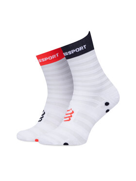 Compressport Compressport Низькі шкарпетки unisex Pro Racing Socks v4.0 Ultralight Run Low XU00051B Білий