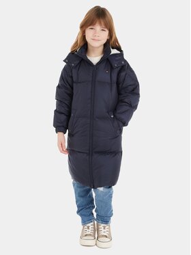 Tommy Hilfiger Tommy Hilfiger Vatovaná bunda KG0KG07545 Tmavomodrá Regular Fit