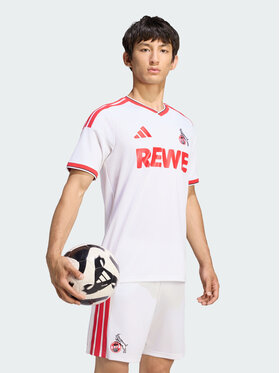 adidas adidas Koszulka techniczna 171073 Biały Slim Fit