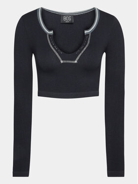 BDG Urban Outfitters BDG Urban Outfitters Palaidinė Going For Gold Ls Top 77121549 Juoda Slim Fit