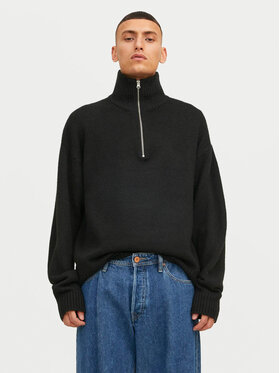 Jack&Jones Jack&Jones Sweater Ollie 12241817 Fekete Relaxed Fit
