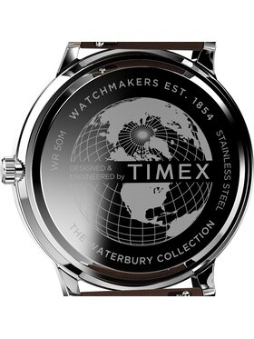 Timex Sat Waterbury TW2W14900 Smeđa