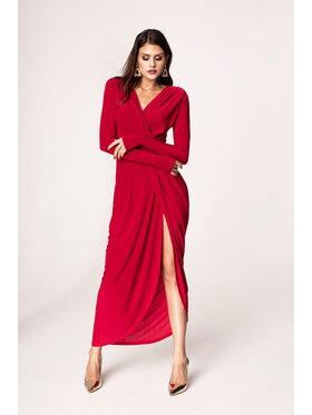 Aurora Aurora Sukienka wieczorowa Elen Czerwony Feminine Fit