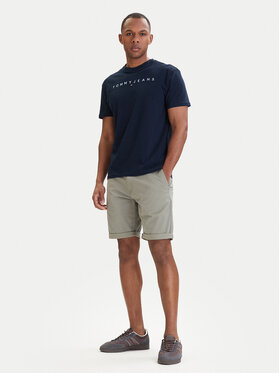 Tommy Jeans Tommy Jeans Riidest šortsid Scanton DM0DM22852 Roheline Slim Fit