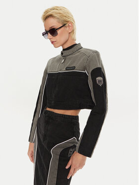 Miss Sixty Miss Sixty Джинсова куртка 6L3WJ4990000 Чорний Regular Fit