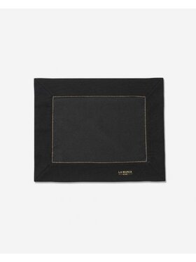 La Mania La Mania Podkładka na stół Bauhaus Black & Gold II 50x38 Czarny