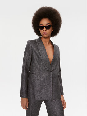 TWINSET TWINSET Sakko 232TT2453 Grau Regular Fit