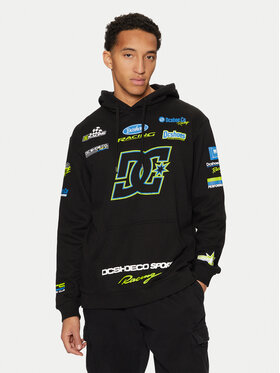 DC DC Світшот Racing ADYSF03130 Чорний Standard Fit