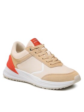 Tommy Hilfiger Tommy Hilfiger Sneakers Runner With Heel Detail FW0FW06621 Bej