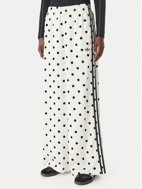 adidas adidas Jogginghose Satin Polka Dots Wide Leg Pant KV1168 Creme Relaxed Fit