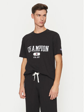 Champion Champion Marškinėliai 220432 Juoda Regular Fit