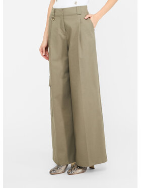 Liu Jo Liu Jo Pantaloni di tessuto CF5351T026AX0707 Verde Regular Fit