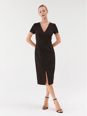 Hugo Hugo Kokteiļkleita Kalamara 50508611 Melns Regular Fit