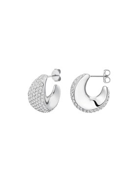 Rosefield Rosefield Kolczyki Pavé Collection Srebrny