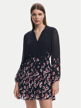 Desigual Desigual Rochie tip cămașă 25SWVW31 Negru Regular Fit