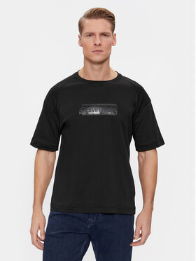 Calvin Klein Calvin Klein T-Shirt Festive Logo K10K112202 Schwarz Regular Fit