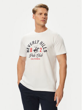 Beverly Hills Polo Club Beverly Hills Polo Club T-shirt P-SS26M-TS1290 Bijela Regular Fit