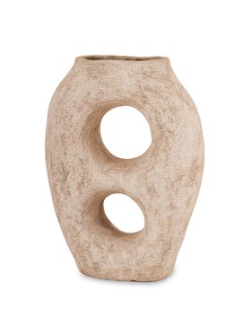 MIAhome MIAhome Wazon ceramiczny 39x28x12 cm CAXITTA big Brązowy