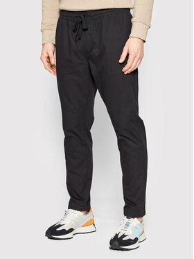 Brave Soul Brave Soul Spodnie materiałowe MTR-FINE21 Czarny Slim Fit