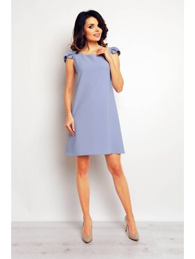 Infinite You Infinite You Sukienka letnia M093 Niebieski Basic Fit