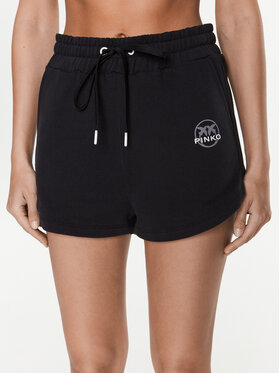 Pinko Pinko Sporta šorti Sbarazzino 100689 A0KN Melns Regular Fit