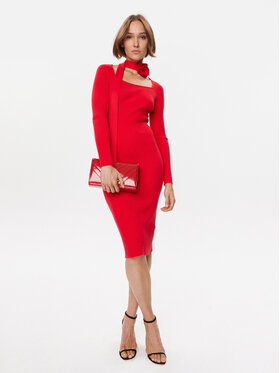 Gaudi Gaudi Φόρεμα υφασμάτινο 321FD13008 Κόκκινο Regular Fit