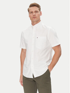 Tommy Hilfiger Tommy Hilfiger Cămașă Heritage MW0MW36272 Alb Regular Fit