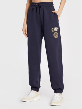 Gant Gant Teplákové kalhoty Crest Shield 4203916 Tmavomodrá Relaxed Fit