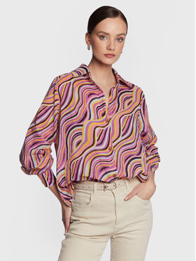 Billabong Billabong Košulja Swell EBJWT00102 Ljubičasta Oversize
