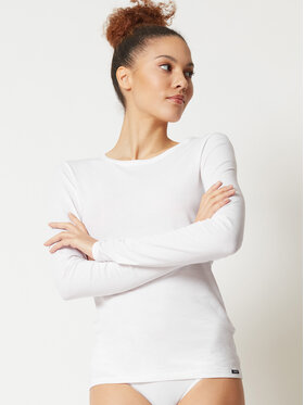 Skiny Skiny T-Shirt 80786 Bílá Slim Fit