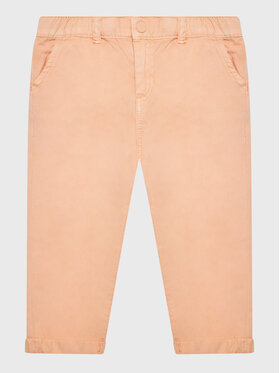 Guess Guess Hlače iz tkanine K3GB04 WFBO0 Oranžna Relaxed Fit