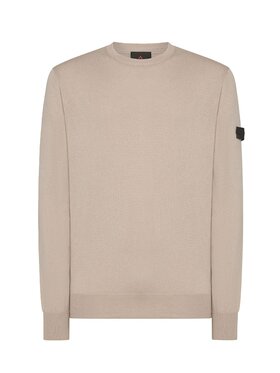 Peuterey Peuterey Maglione EXMOOR 06 Maglione Girocollo Misto Lana Cotone - PEU5239 99011919 Beige Regular Fit